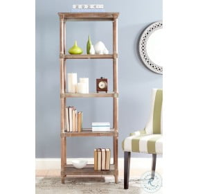 Odessa Washed Natural Pine 5 Tier Etagere