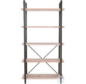 Chantel Red Maple 5 Tier Etagere