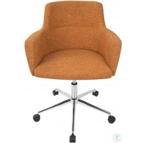 Andrew Orange Adjustable Office Chair