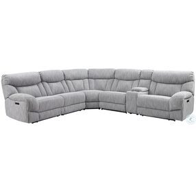 Park City Gray Power Reclining Sectional