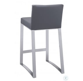 Architect Grey Counter Height Stool