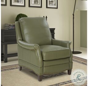 Ashebrooke Giorgio Chive Leather Recliner