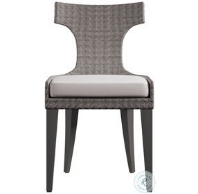 Sarasota Graphite And Pewter Gray Outdoor Side Chair