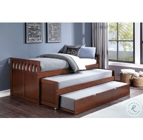 Rowe Dark Cherry Twin Daybed with Twin Trundle