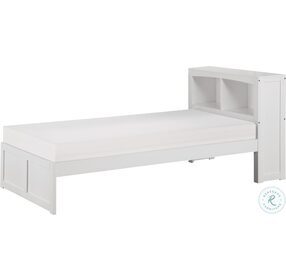 Galen White Youth Bookcase Bedroom Set