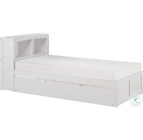 Galen White Youth Bookcase Bedroom Set With Youth Trundle