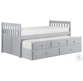 Orion Grey Youth Storage Trundle Bedroom Set