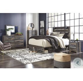 Drystan Multi Queen Panel Bed with One Side Storage