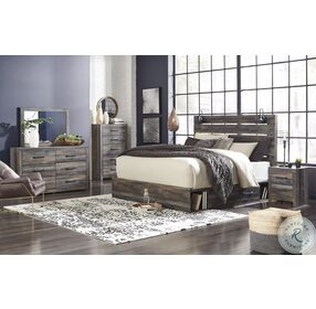 Drystan Multi King Panel Bed with One Side Storage
