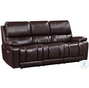 Cicero Brown Power Reclining Living Room Set Power Headrest And Footrest