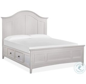 Heron Cove Chalk White Arched Storage Bedroom Set