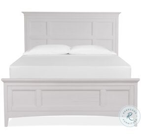 Heron Cove Chalk White Queen Panel Bed
