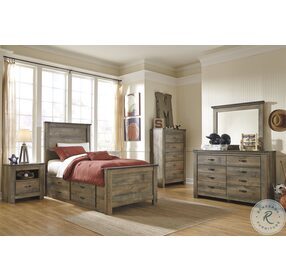 Trinell Brown One Drawer Nightstand
