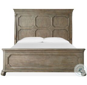 Tinley Park Dovetail Grey King Panel Bed