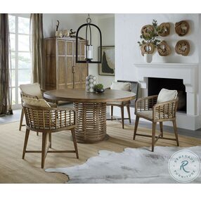 Sundance Rich Dynamic Brown 60" Rattan Round Dining Table
