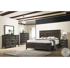 Andover Nutmeg King Panel Bed