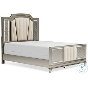 Chevanna Platinum Upholstered Panel Bedroom Set