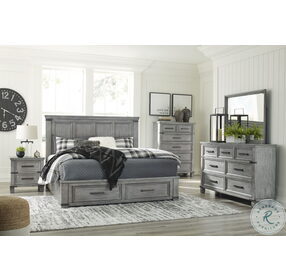 Russelyn Grey Five Drawer Chest