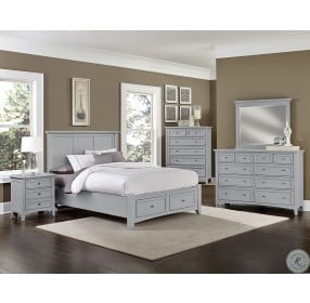Bonanza Gray Double 6 Drawer Dresser