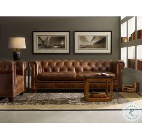 Chester Tianran Nature Leather Stationary Sofa