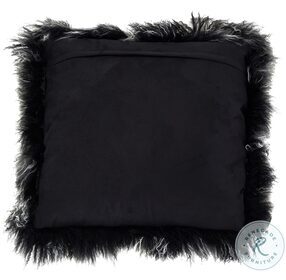 Lucas Black Tipped 18" Square Pillow