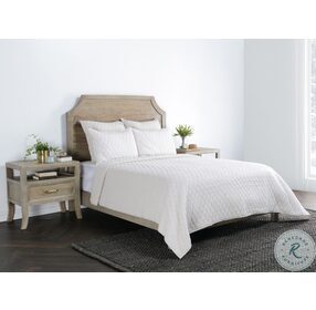 Villa Core White Wool Queen Bedding Set