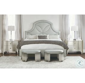 Calista Grey King Upholstered Bed
