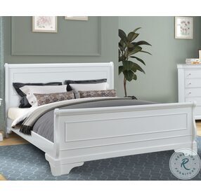 Versaille White Sleigh Bedroom Set