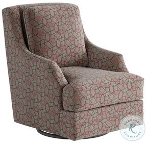 Willow Bangle Ruby 32" Wide Swivel Glider