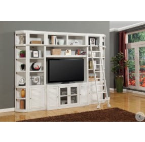 Rawlins Cottage White 6 Piece Small Entertainment Wall