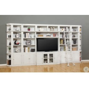 Rawlins Cottage White 8 Piece Entertainment Wall
