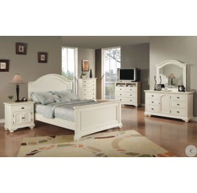 Addison White Queen Panel Bed