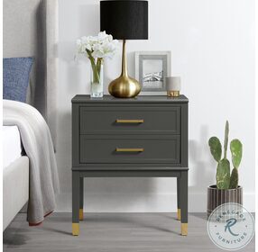 Brody Dark Charcoal Side Table