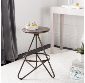 Galexia Antique Copper Counter Height Stool