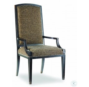 Sanctuary Ebony Mirage Arm Chair Set of 2