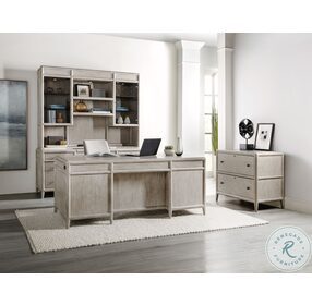 Burnham Grey Mink Executive Desk