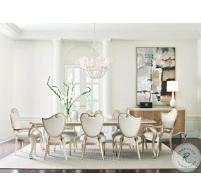 Fontainebleau White Right Side Chair Set Of 2