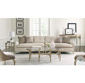 Lillian Soft Radiance Oval End Table