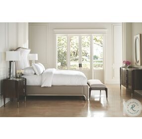 Oxford Afterglow King Upholstered Panel Bed