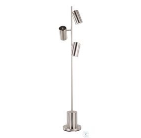 Cannes Brushed Stainless Steel Floor Lamp
