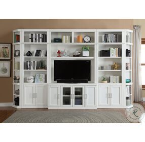 Catalina Cottage White 6 Piece Large Entertainment Wall