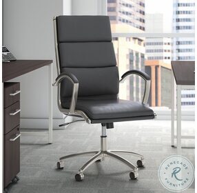 Modelo Dark Gray High Back Swivel Executive Office Chair