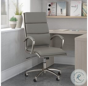 Modelo Light Gray High Back Swivel Executive Office Chair