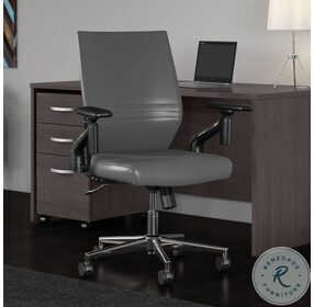 Laguna Dark Grey Mid Back Adjustable Office Chair
