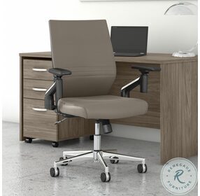 Laguna Washed Grey Mid Back Adjustable Office Chair