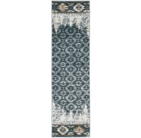 Chester Slate And Blue Pines Runner Area Rug