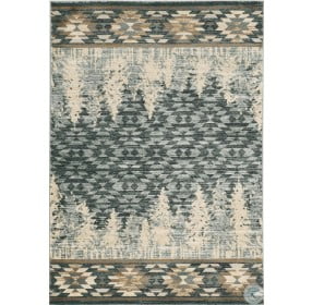 Chester Slate And Blue Pines XXL Area Rug