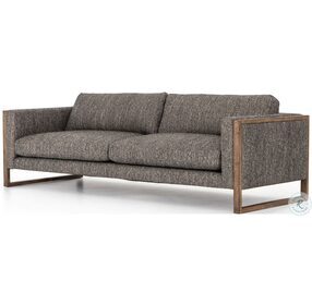 Otis Arden Charcoal and Distressed Natural Living Room Set