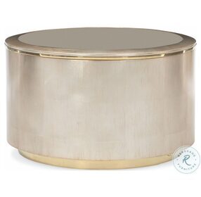 Lobby Circle In Time Auric And Gold Bullion Large Occasional Table Set