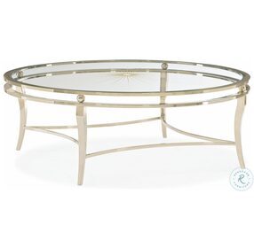 A Star Is Born Plated Whisper Of Gold And Neutral Metallic Occasional Table Set